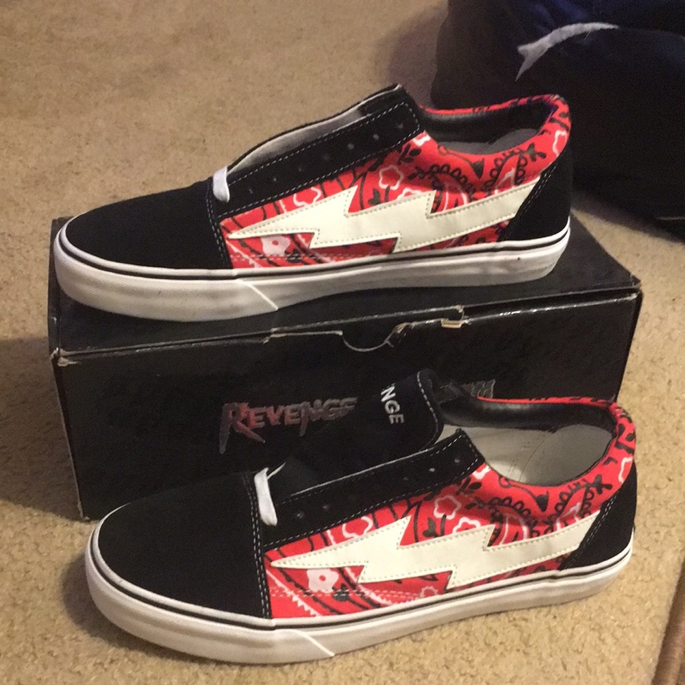 Revenge x Storm Red Rag Paisley size 12